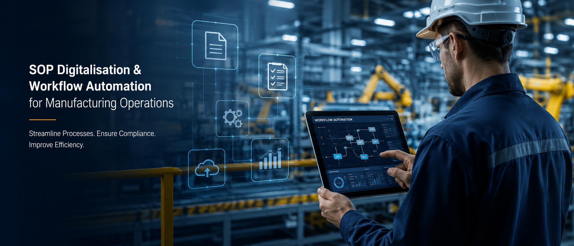 From Paper Checklists to Live Operational Control: SOP Digitalisation and Workflow Automation for a Multi-Site Manufacturing Operation
