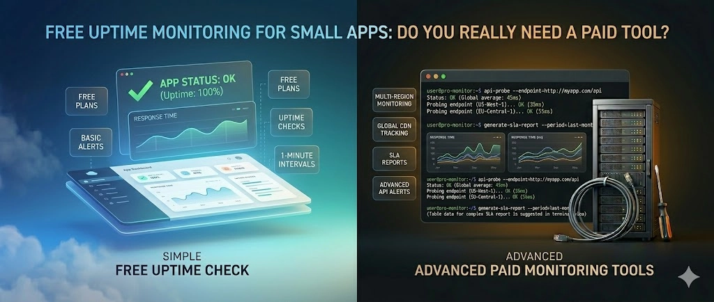 free-uptime-monitoring-for-small-apps-do-you-really-need-a-paid-tool-image